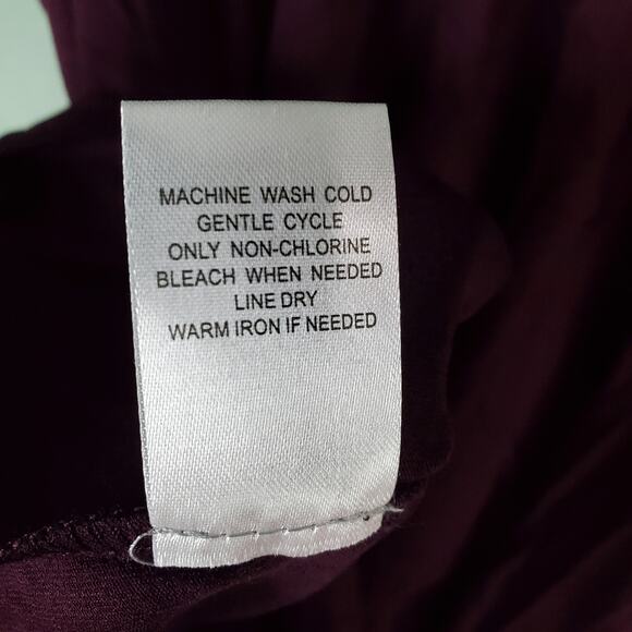 Daniel Rainn Womens Dark Purple Brinn Scoop Neck Pleat Detail Knit Top Size XXL - Picture 5 of 6